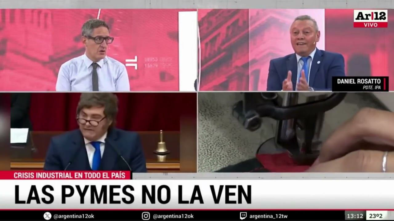 Daniel Rosato en entrevista por AR12 3-3-26