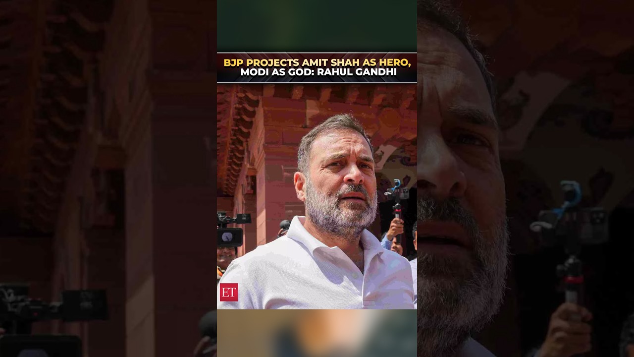 Rahul Gandhi slams BJP: &lsquo;They project Amit Shah as hero and PM Modi as God&rsquo;