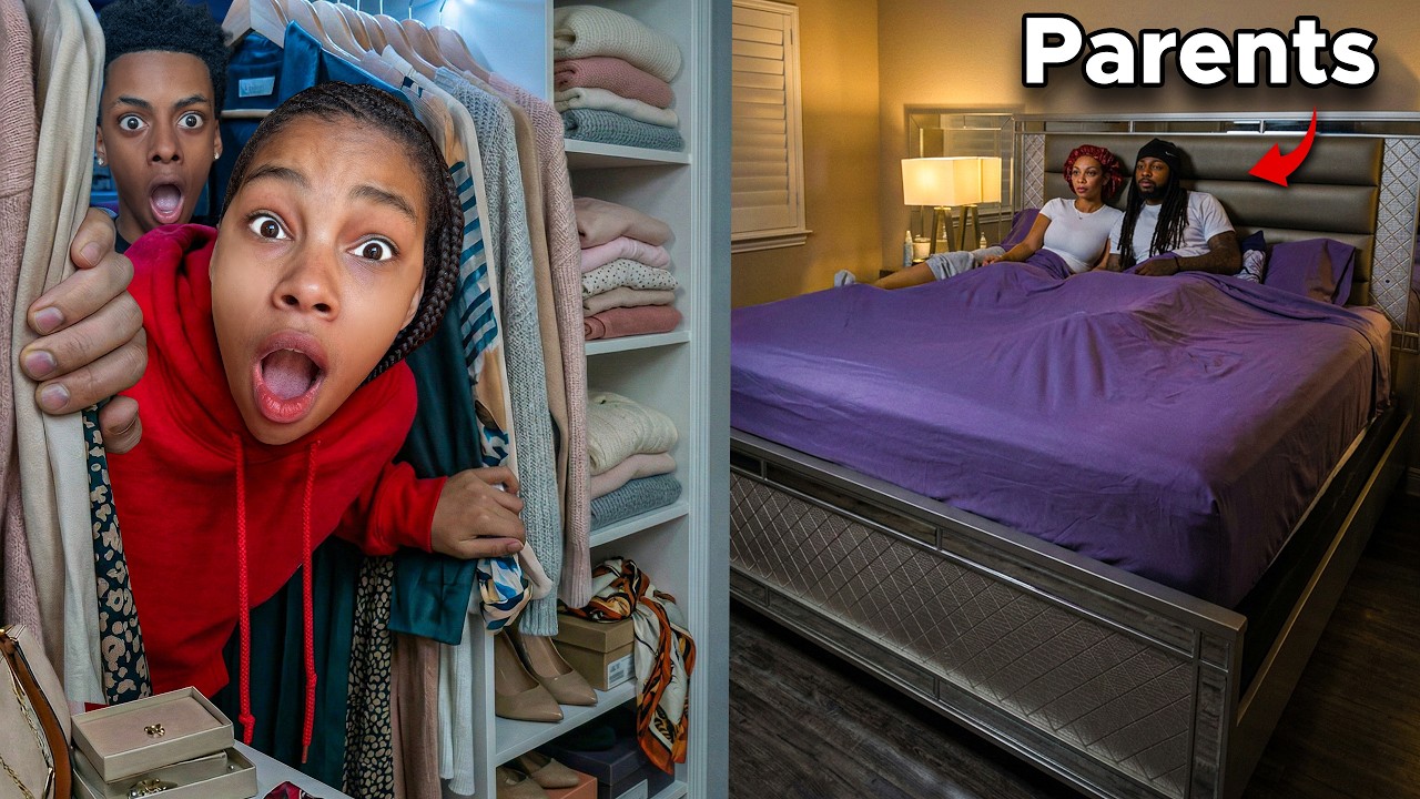 We SECRETLY Lived In Our Parents' Bedroom...