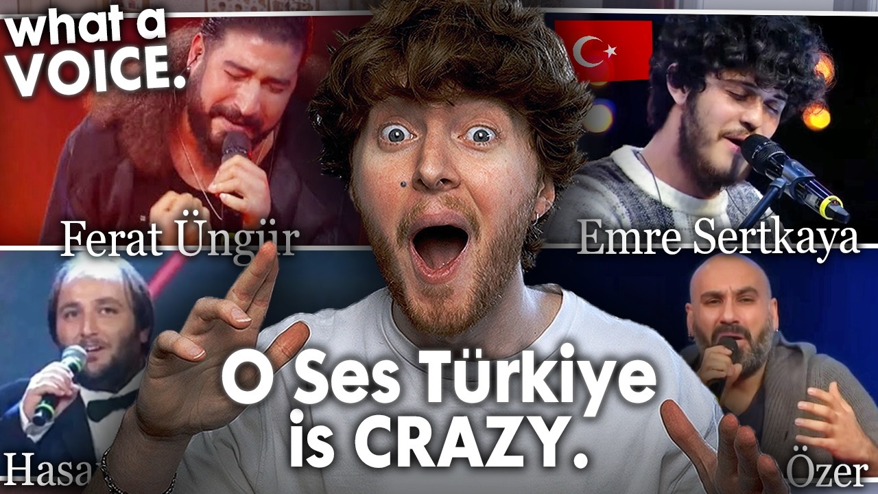 O SES T&Uuml;RKİYE &mdash; БЕЗУМИЕ! (Хасан Догру, Ферат Унгюр, Эмре Серткая, Додан Озер | Реакция)