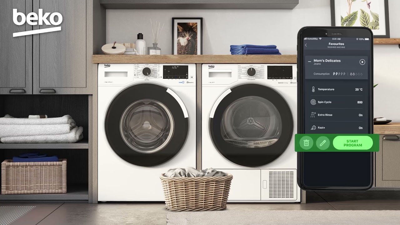 Beko HomeWhiz Washing Machines Product Video 151&rdquo; Master