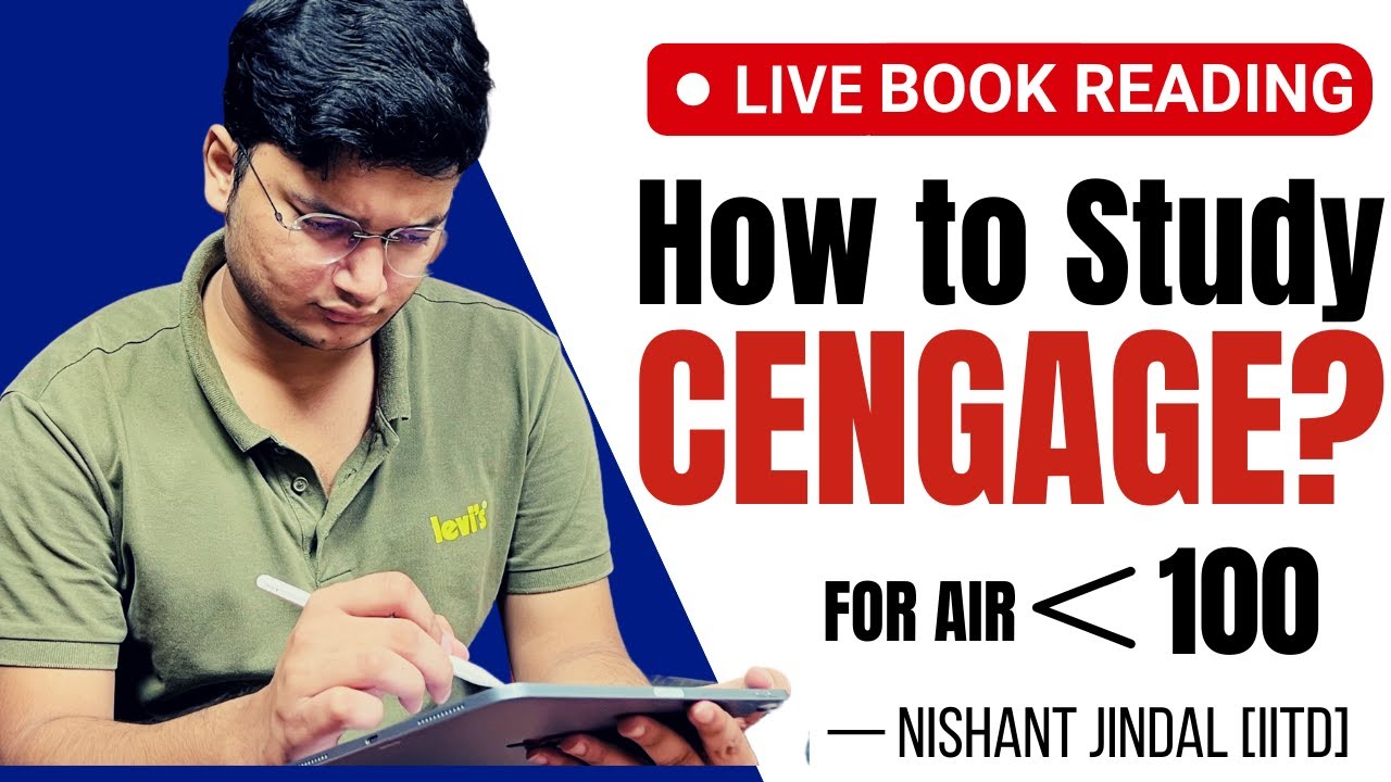 How To Self-Study CENGAGE? @realnishantjindal