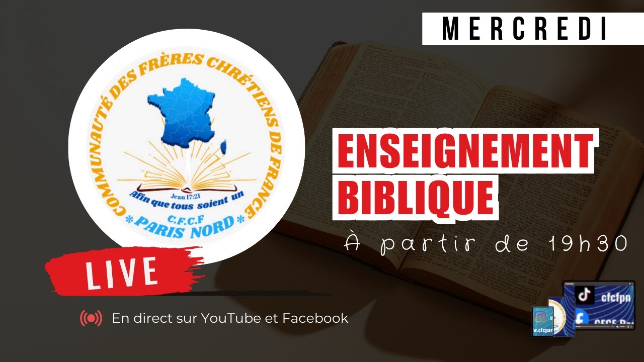 ENSEIGNEMENT BIBLIQUE 21/01/26