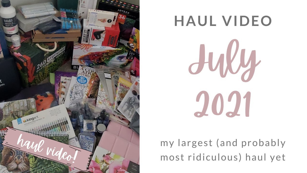 My July 2021 Coloring Supply Haul