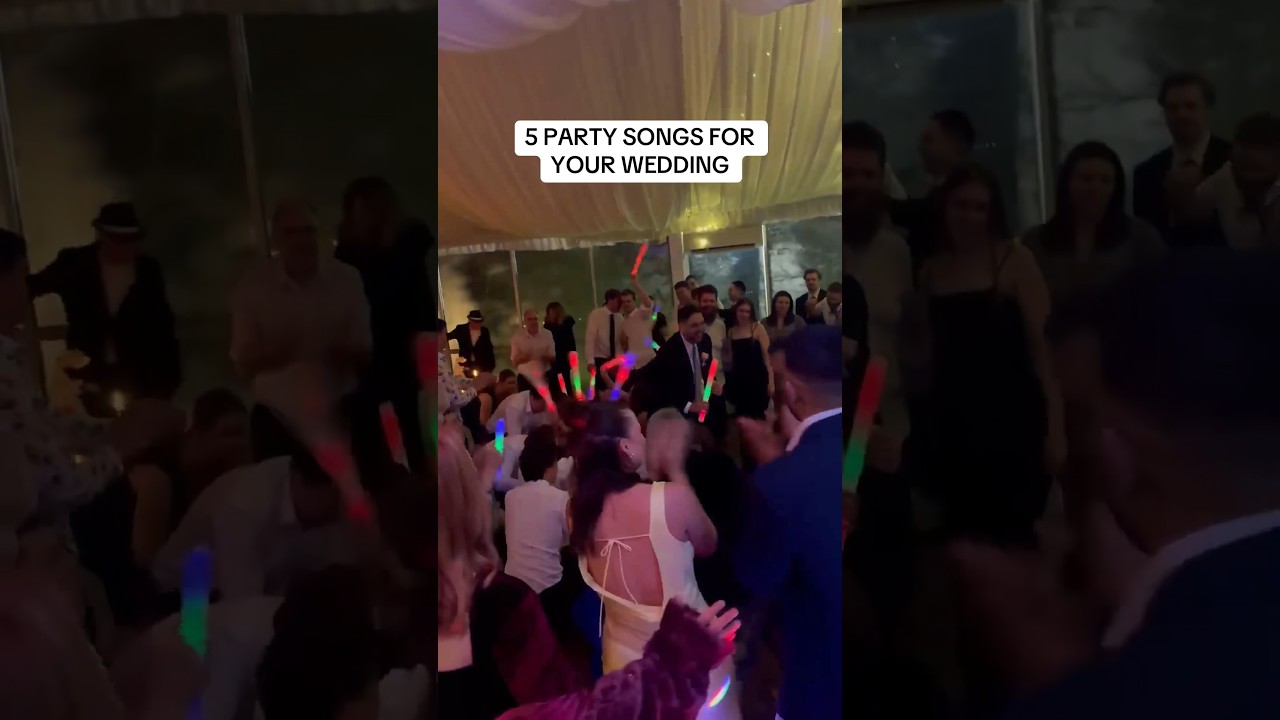 5 party songs for your wedding ￼
