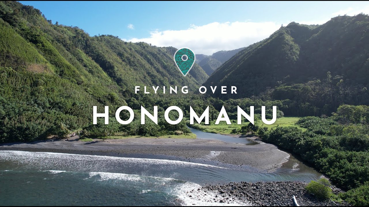 Relaxing Ambient 4k Maui Drone Footage of Honomanu in Hana, Hawaii
