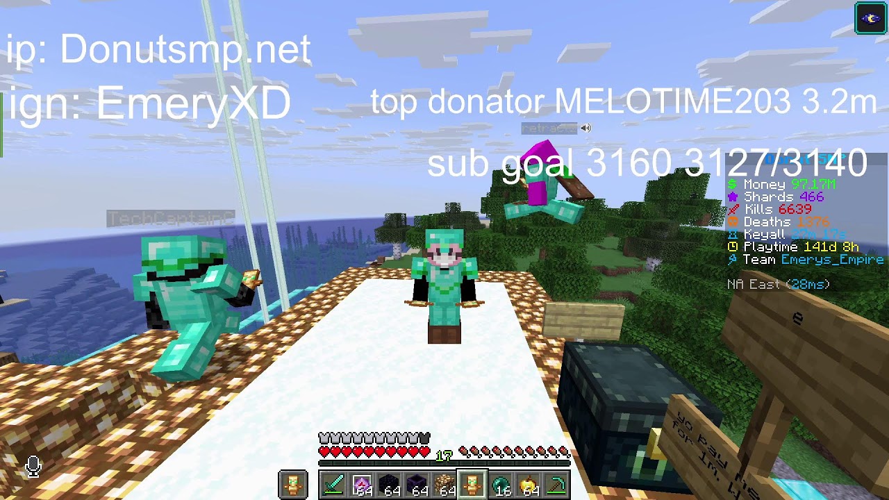Donutsmp live 1.2B LOOTDROP! | MEDIA JOIN UP!!!