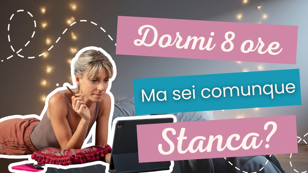 4 cose che non sai sul sonno (e perché ti svegli stanca) | Ritmi, digestione e melatonina