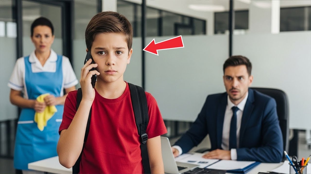 FIUL FEMEII DE SERVICIU RĂSPUNDE LA APEL ȘI SALVEAZĂ CEL MAI MARE CONTRACT AL CEO ULUI MILIONAR