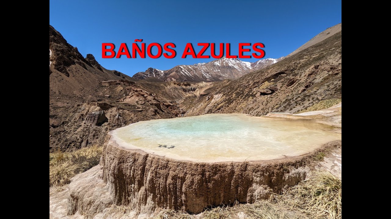BAÑOS AZULES (OCT 2022) - CAJON DEL MAIPO - CHILE 4K