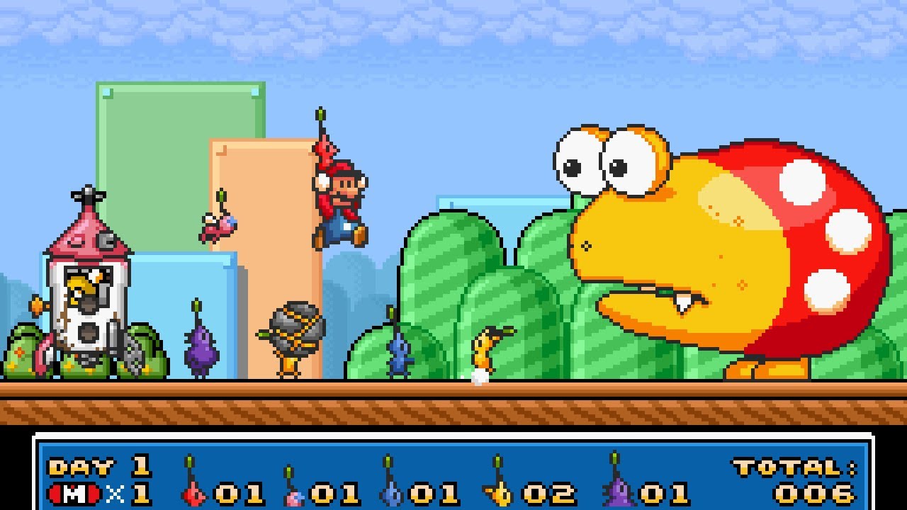 Pikmin in Super Mario Bros 3! (part 1)