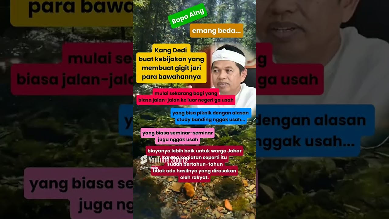 KDM buat kebijakan baru. #kdm #inspirasi #shortsfeed #shortvideo #dedimulyadi #bapaaing #jabar