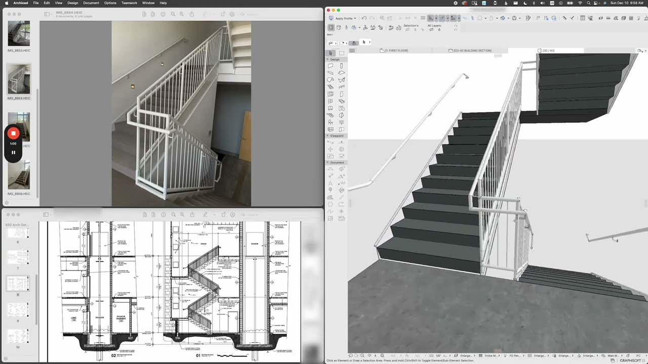 Stairs and Railings in ArchiCAD: Part 1 of 3