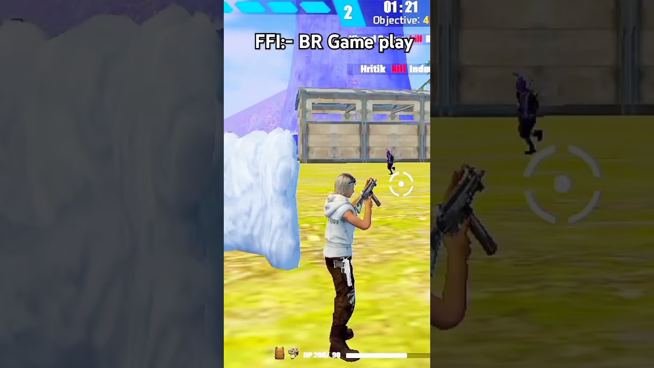 FFI:- BR game play FFI free fire India credit game dev raj bhai online and offline game