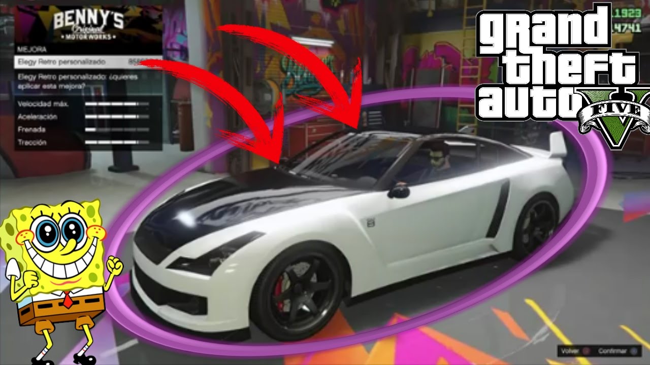 ELEGY RH8 EN BENNY´S GTA V ONLINE (gameplay ps4 hd español yosoypanchy)