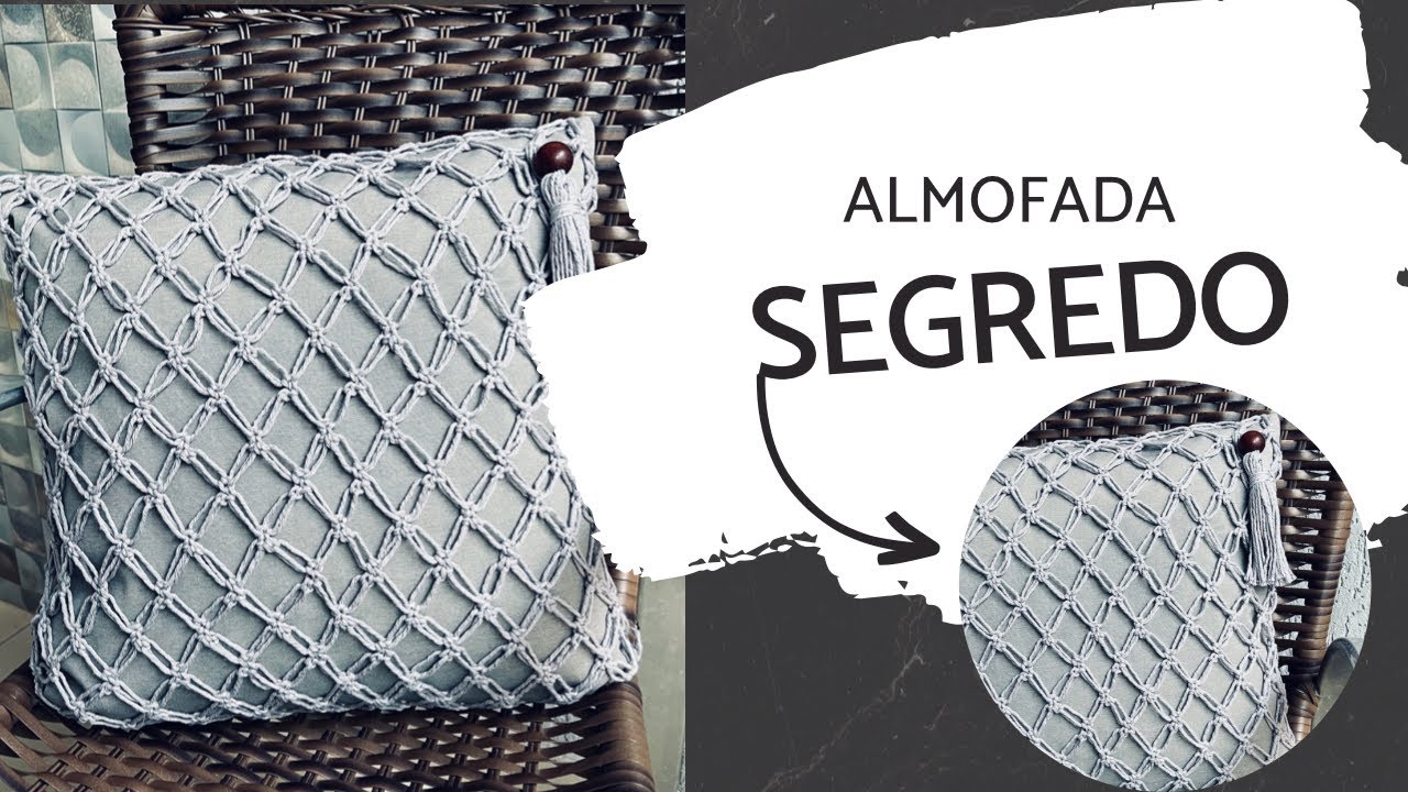 PONTO SEGREDO Almofada decorada - uma inspiração para decoração