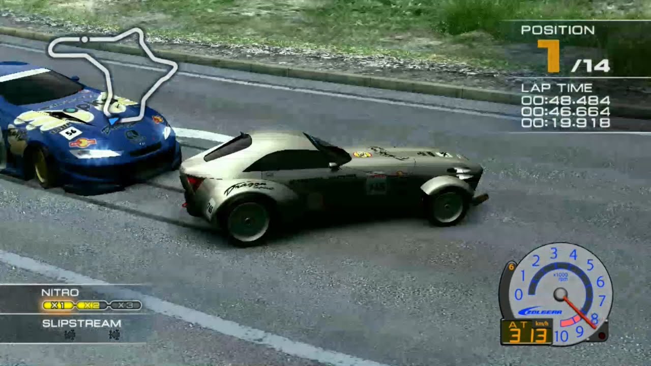 Ridge Racer 7 Maker's Trial ASTAROTH with Starnose at Harborline 765 R [Spectator view]