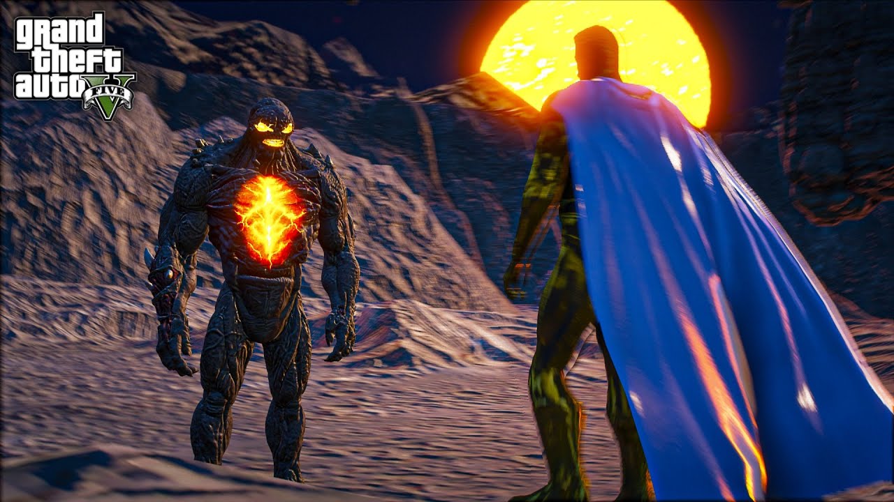 GTA 5 - Superman One Million VS Doomsday