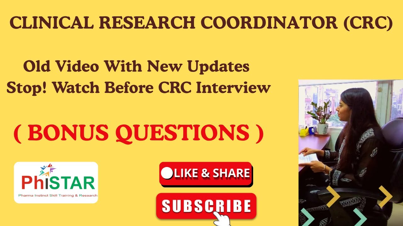 Top CRC Mock Interview 2025 | Updated Questions & Tips for Clinical Research Jobs #clinicalresearch
