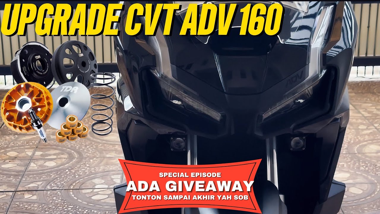 REVIEW JUJUR RASANYA UPGRADE KIRIAN HONDA ADV 160 PAKAI FULL SET DARI TDR‼️
