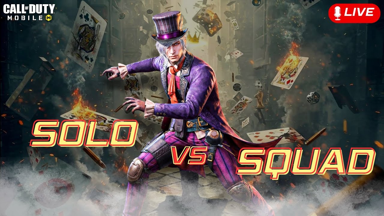 CODM LIVE💥| It's Time To SOLO vs SQUAD💀 #codm #codmobile #callofdutymobile