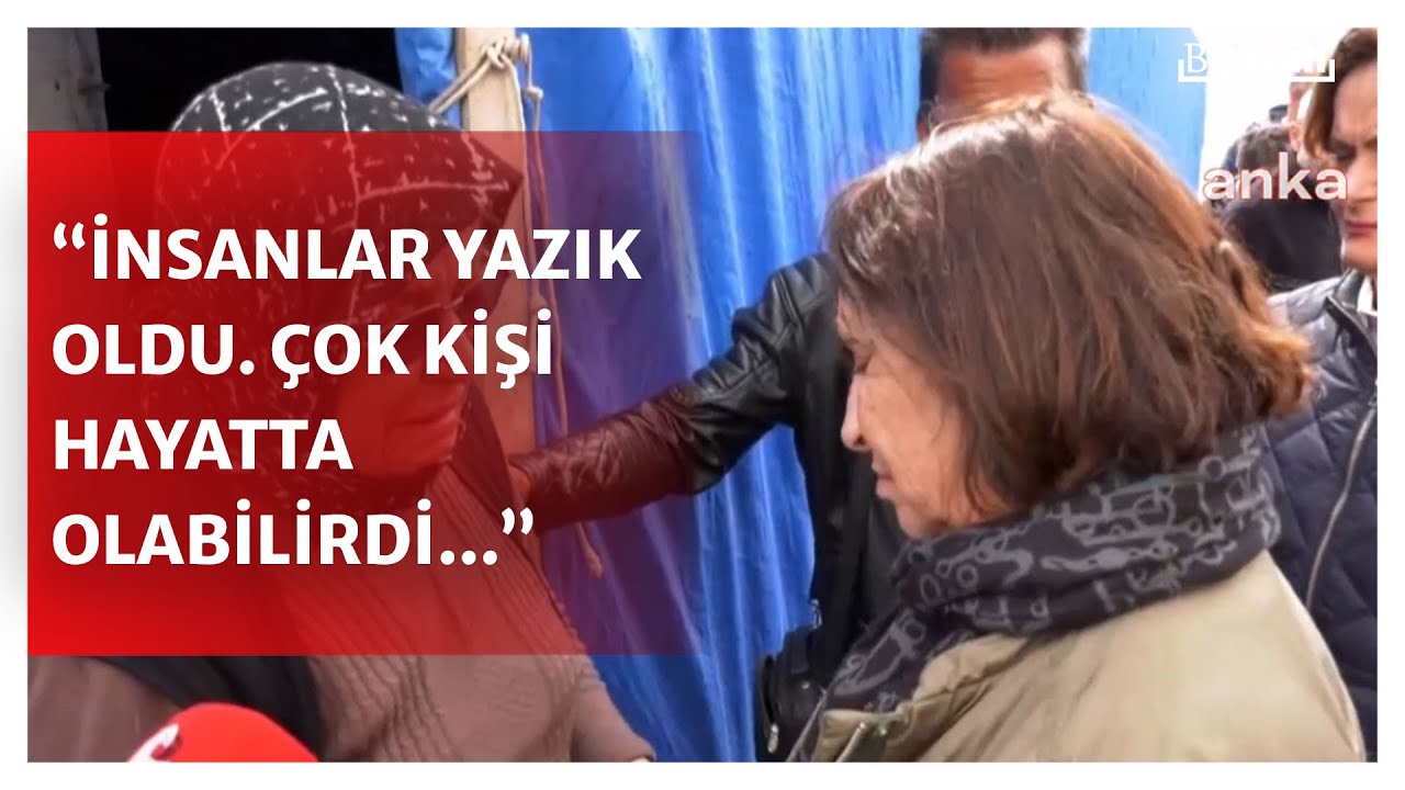 Selvi Kılıçdaroğlu, ağıt yakarak ağlayan depremzedeyi görünce gözyaşlarını tutamadı: 