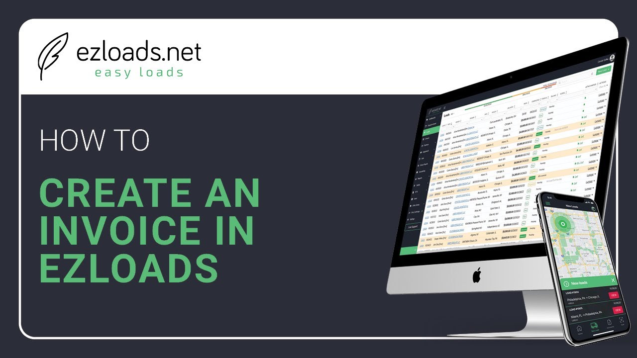 How to Create an Invoice in ezLoads