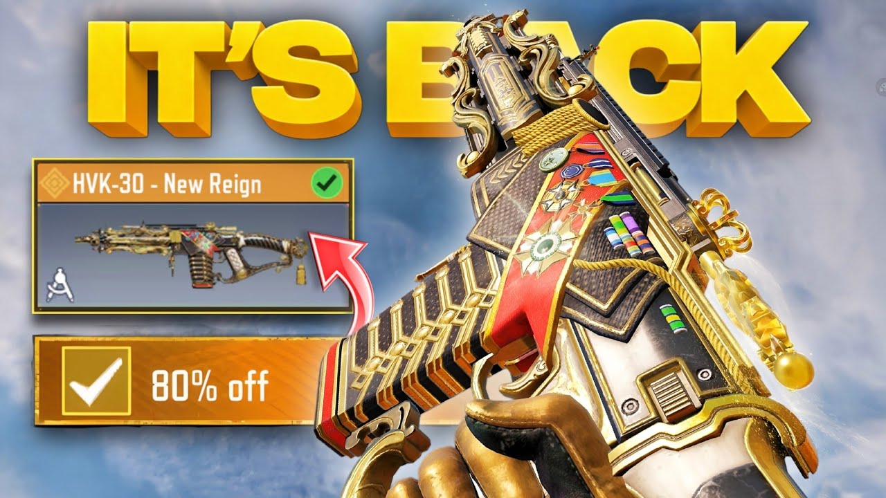 Legendary HVK-30 New Reign is back with 80% Discount!