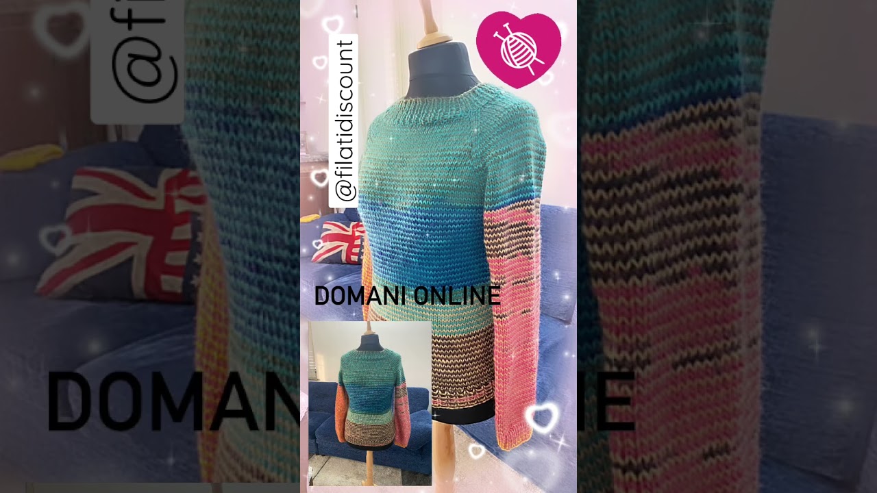 Tutorial maglia ginger ai ferri #tutorialferri #faidate #handmade #filatidiscount