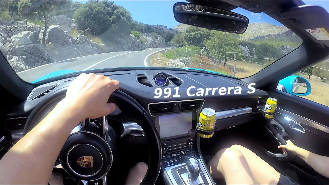 Beautiful Mountain Road - Porsche 991 Carrera S Cabriolet [POV 2.7k 60FPS]