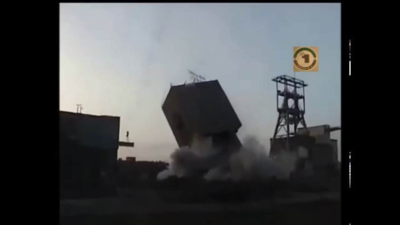 Wyburzanie obiektów KWK 1 MAJA