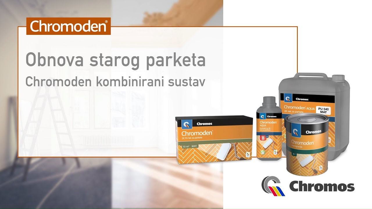 Obnova starog parketa Chromoden kombiniranim sustavom