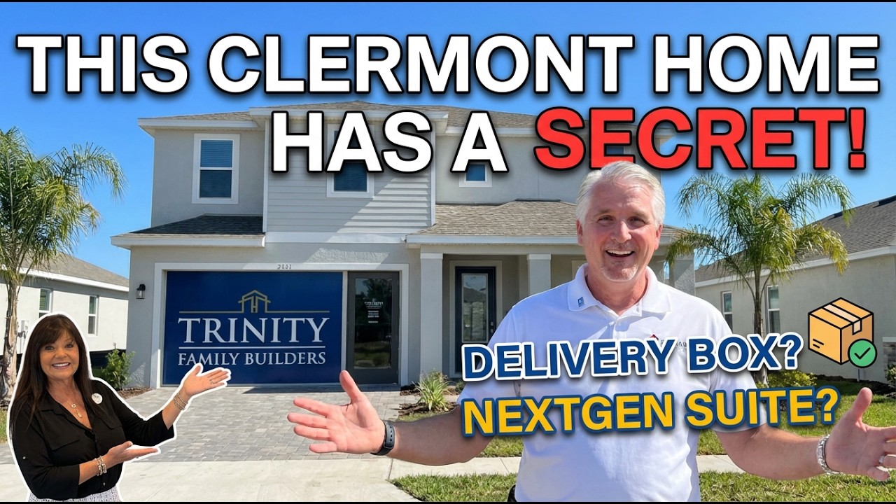 TOUR THIS 4-BEDROOM MODEL HOME with TRINITY FAMILY BUILDERS! | Clermont New Homes