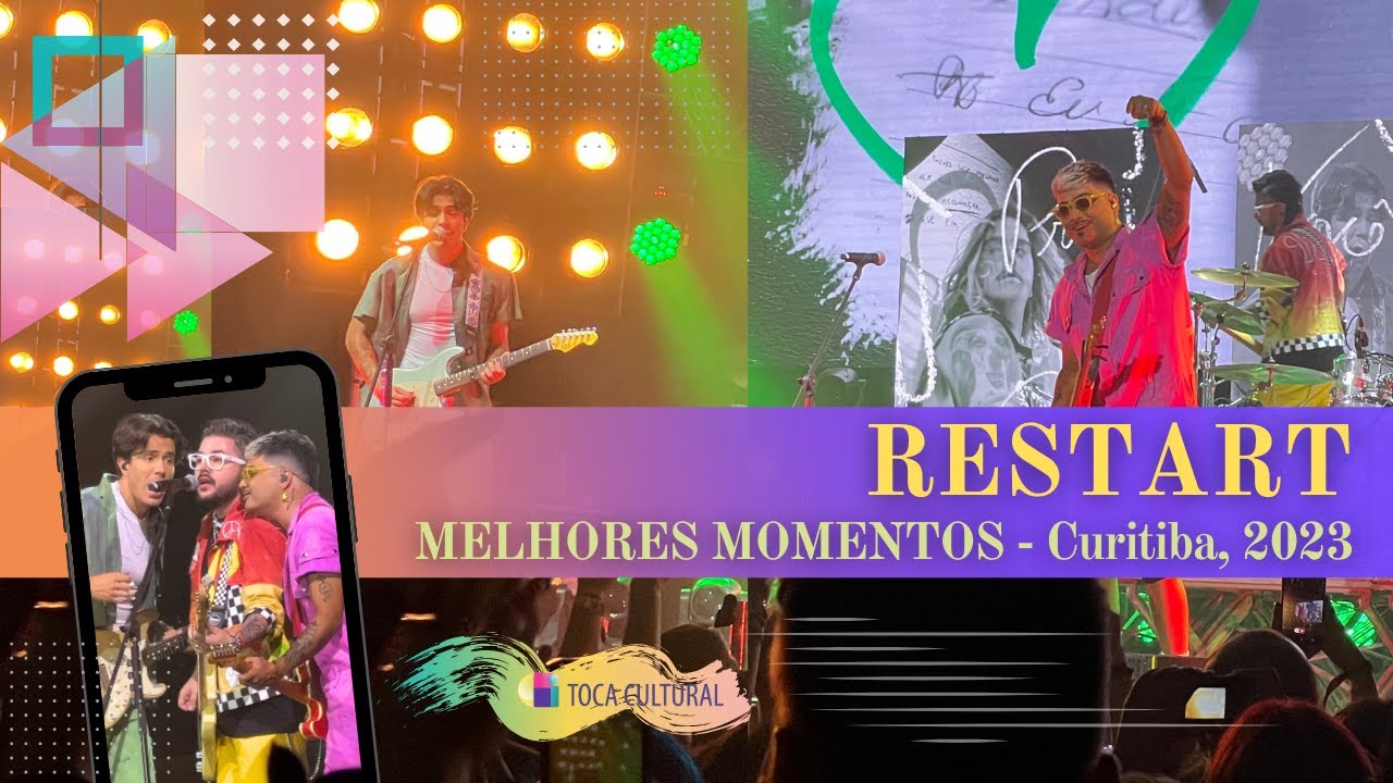 RESTART ao vivo em Curitiba, turnê de despedida - Nov. 2023