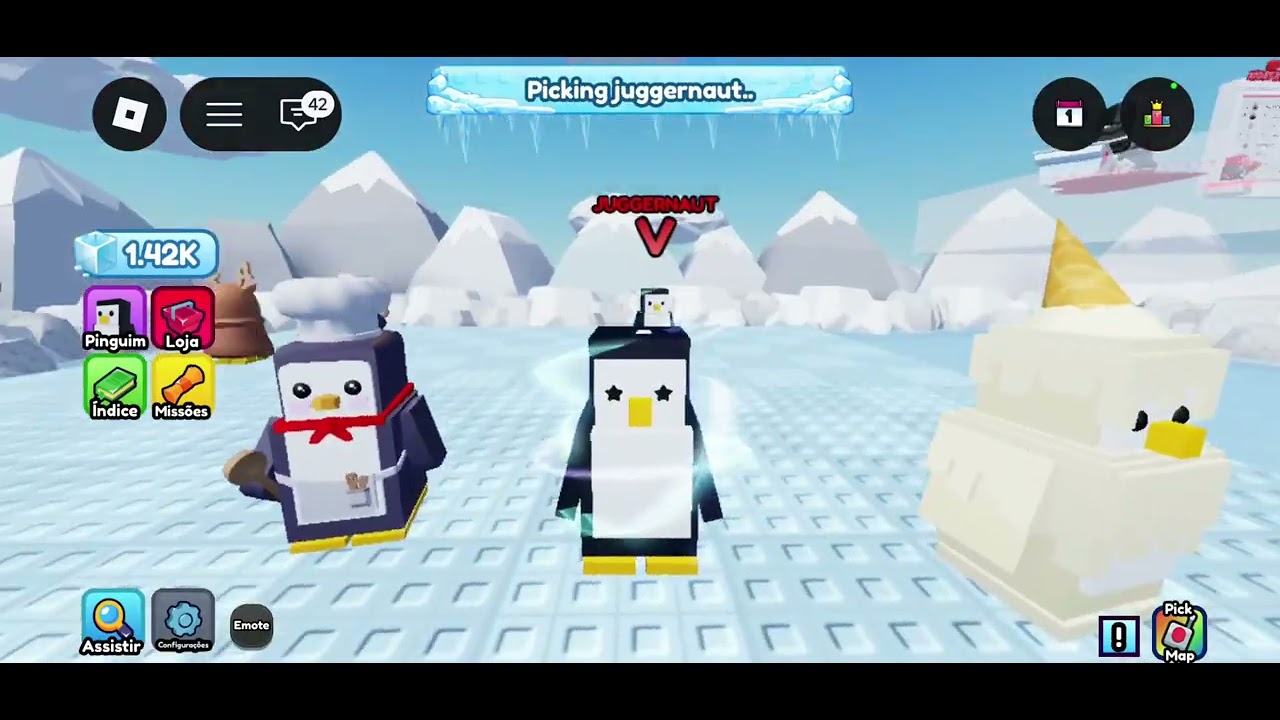 cuidado com o pinguim gigante!