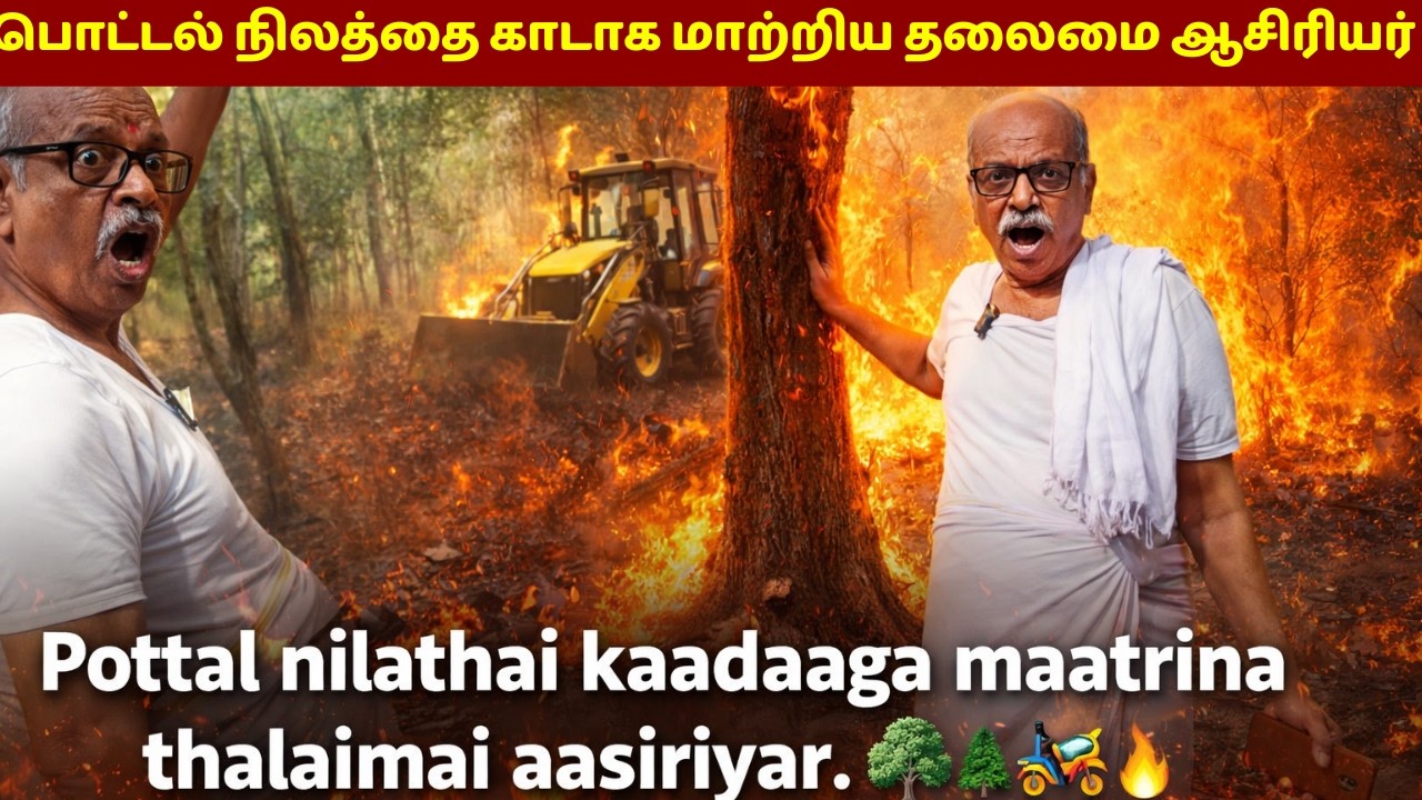 மருத்துவ குணம் கொண்ட 15,000 மரங்கள் நட்டுஇருக்கேன்   /“I have planted 15,000 medicinal trees