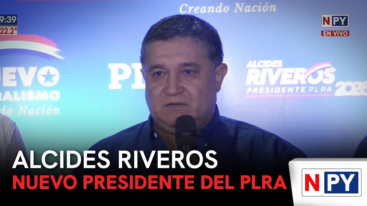Alcides Riveros nuevo presidente del PLRA