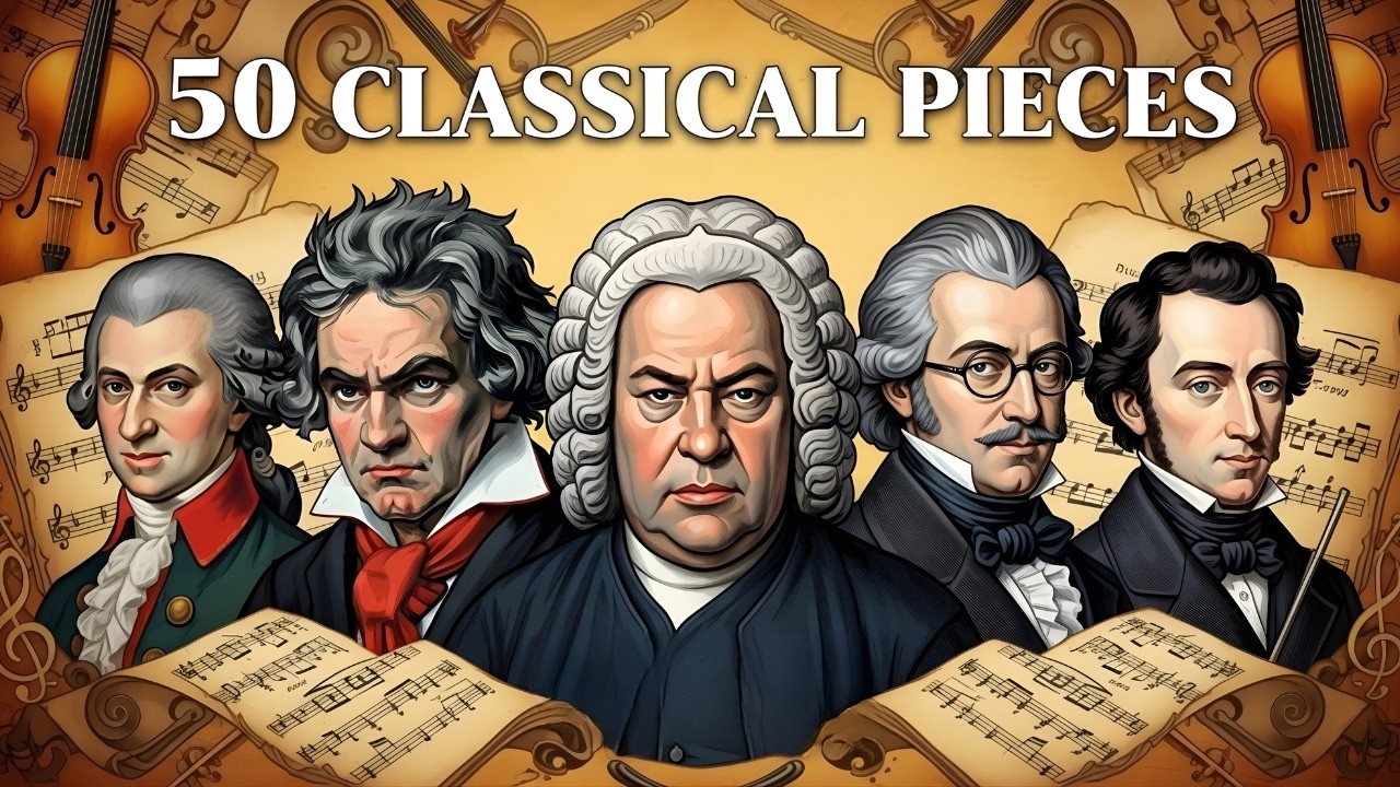 50 Classical Music Masterpieces for Deep Relaxation & the Soul | Beethoven, Mozart, Chopin