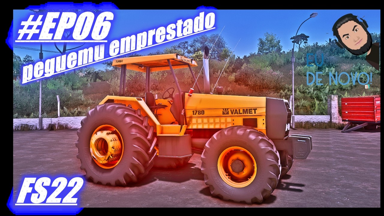 🔴# 06 PEGUEMU TRATOR EMPRESTADO    #shortsvideo  #farmingsimulator22 #maquinaspesadas