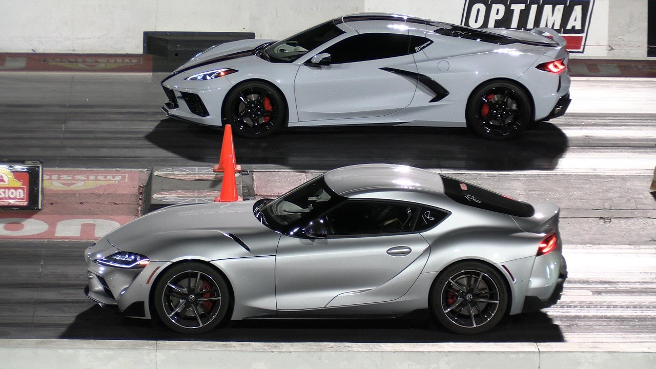 C8 Corvette vs Supra