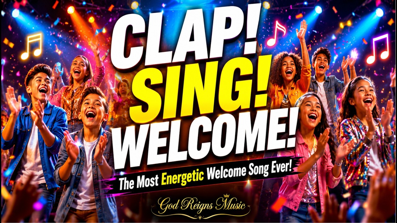 CLAP! SING! WELCOME! | Energetic Welcome Song for Schools, Events & Celebrations