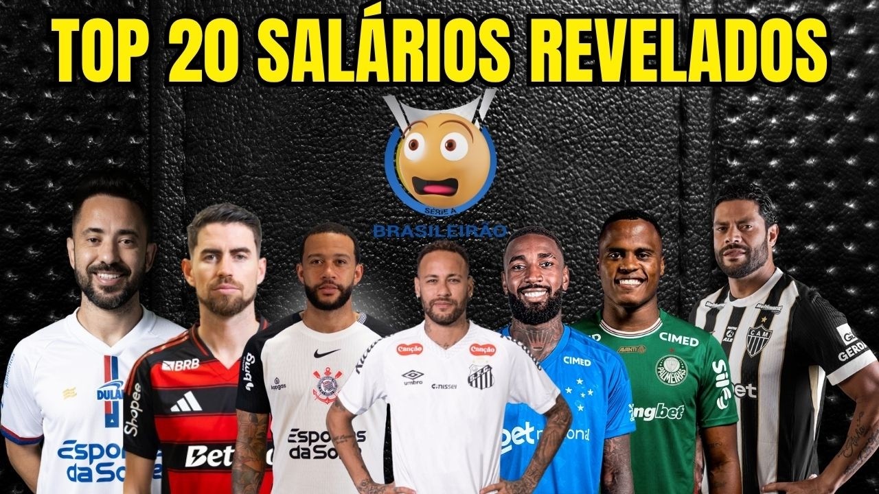TOP 20 SALÁRIOS REVELADOS | QUEM GANHA MAIS?