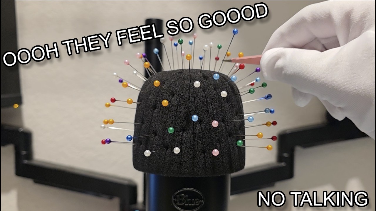 Removing pins from your soft little head | NO TALKING