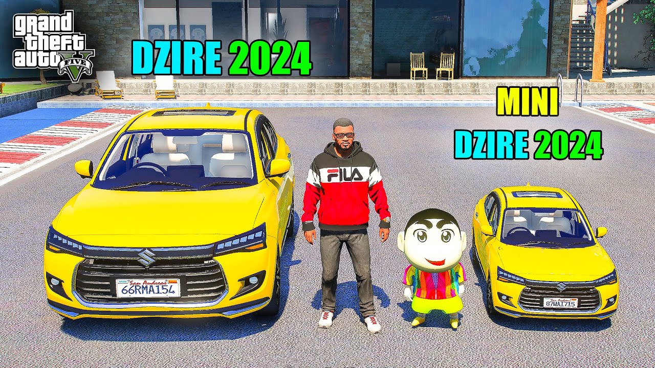 Franklin Suzuki Dzire VS Shinchan Suzuki Dzire in GTA 5 || JNK GAMER