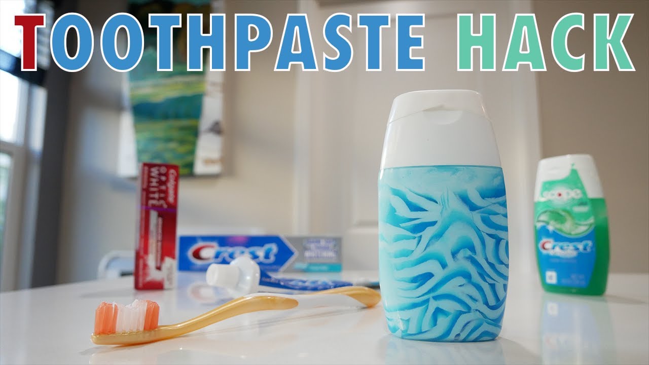How to: Refill: Best toothpaste container life hack
