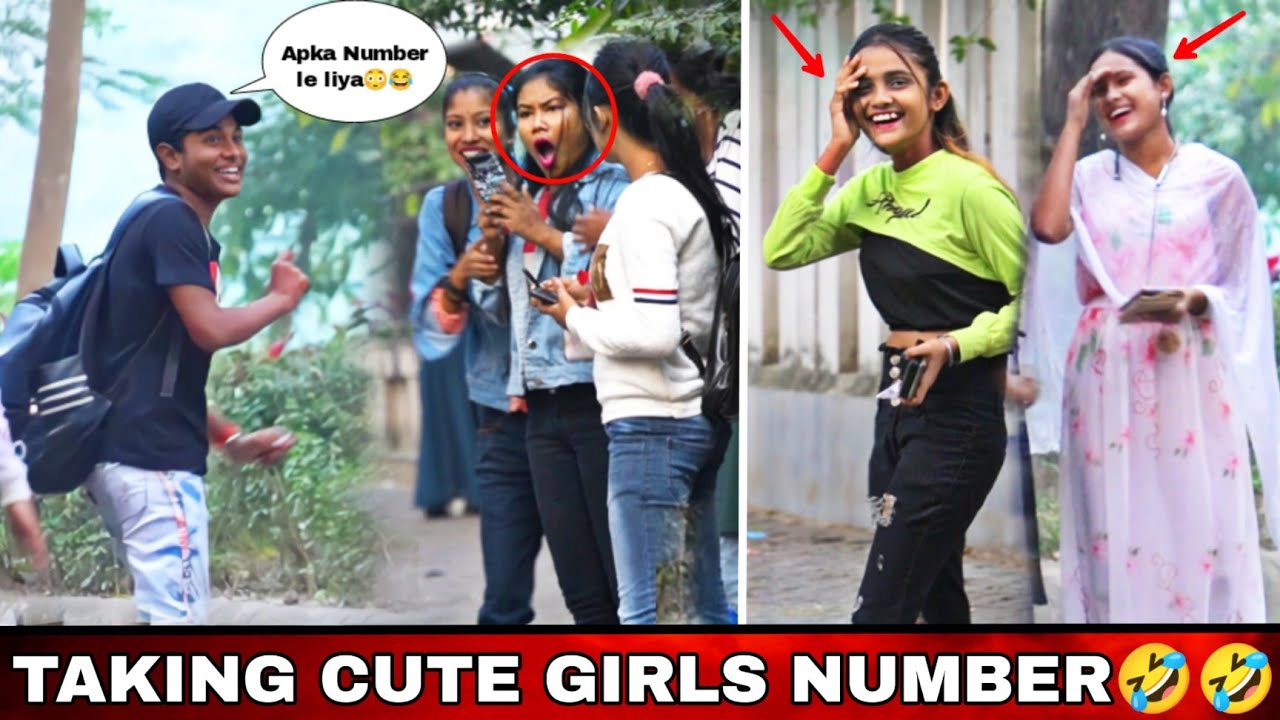 TAKING CUTE GIRL'S PHONE NUMBERS WITH A MAGIC TRICK PRANK PART 2 |FUNNY REACTION😂| Mithun Chaudhary