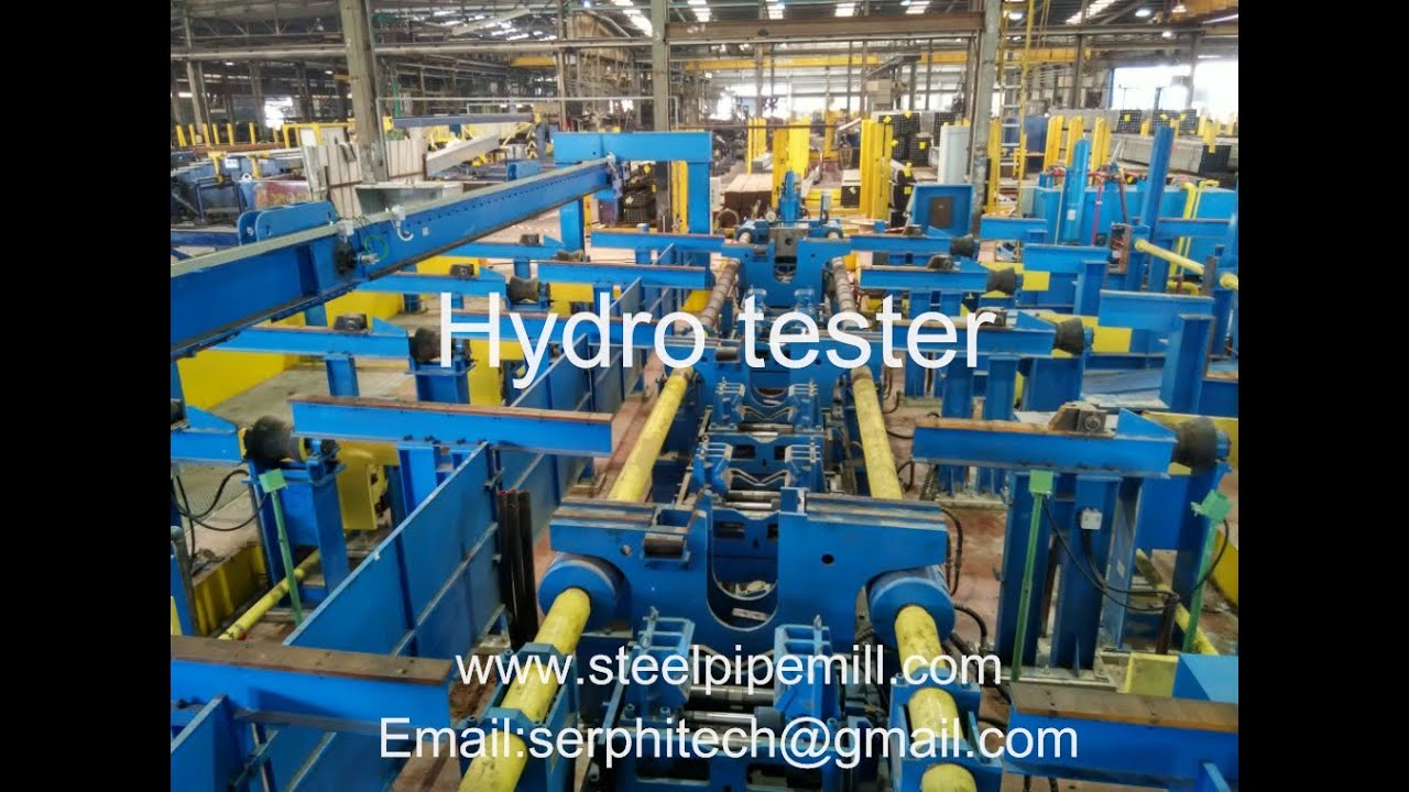 Steel pipe hydro tester for API Tube