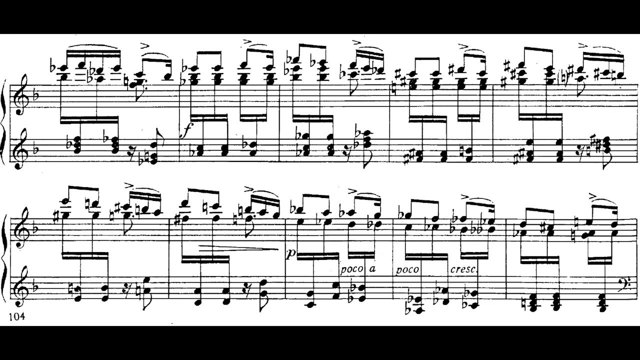 Pancho Vladigerov - Episodes for solo piano (complete), Op.36 (Score Video)