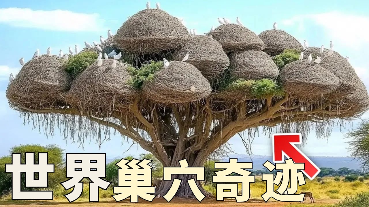 世界九大奇異巢穴，動物界的建筑奇跡