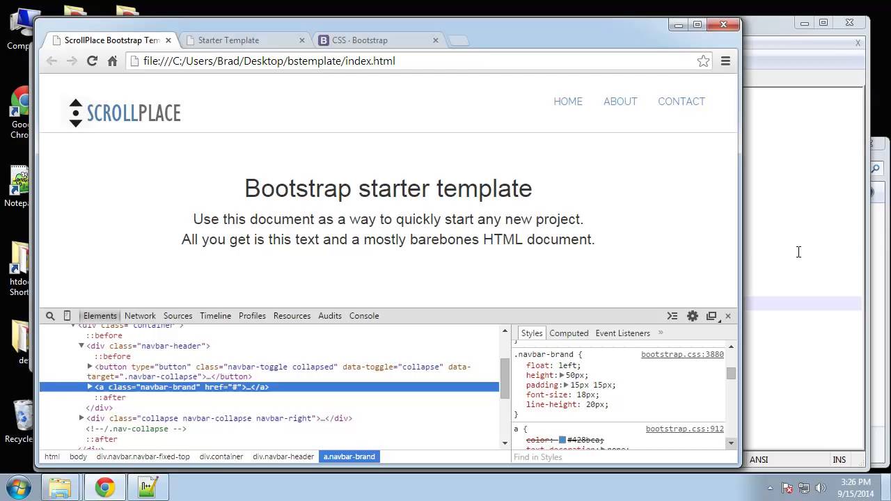 Learn How to Create an Animated Bootstrap Template with HTML - Part 3